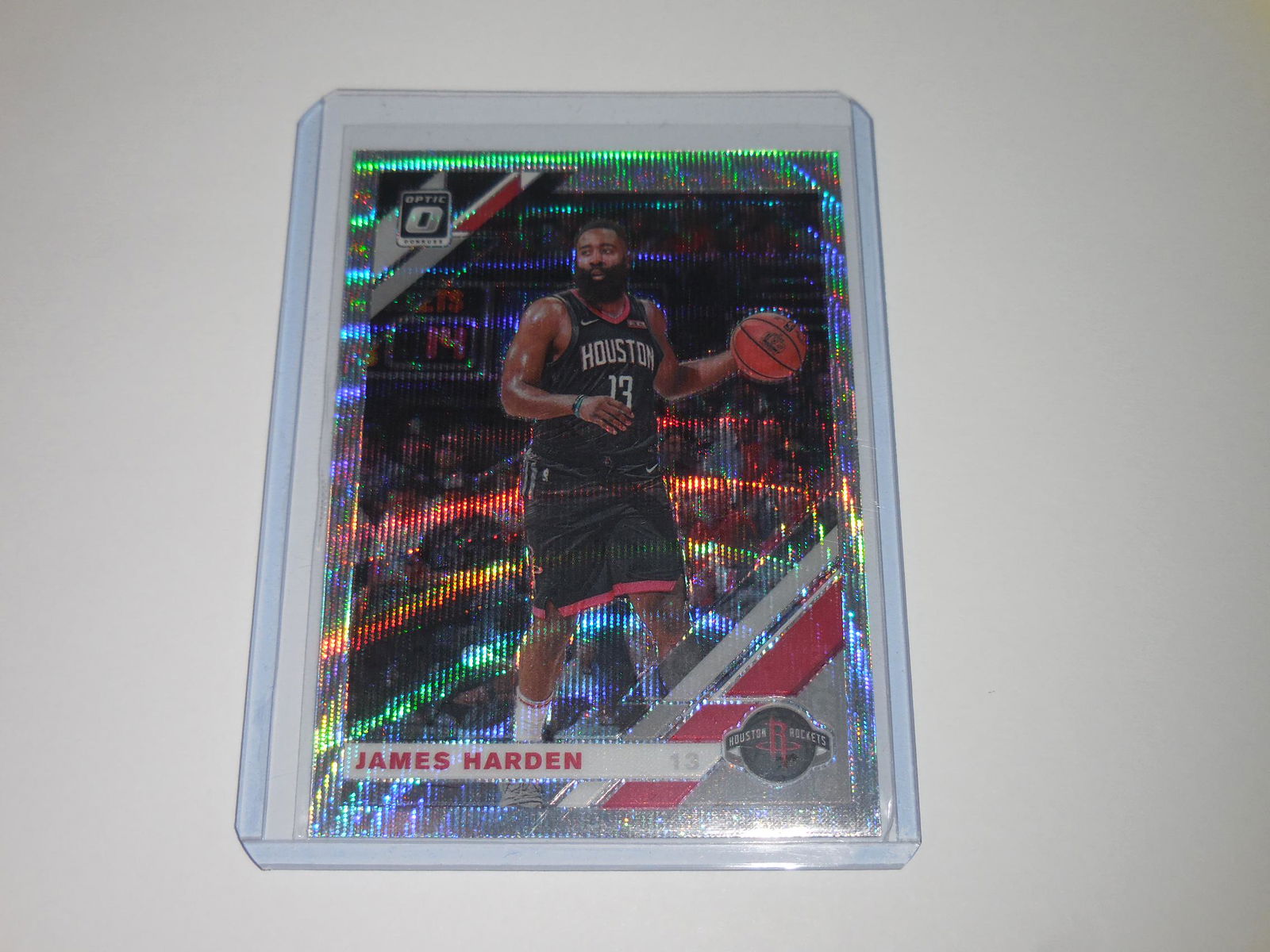 19-20 DONRUSS OPTIC JAMES HARDEN WAVE PRIZM (1 of 2)