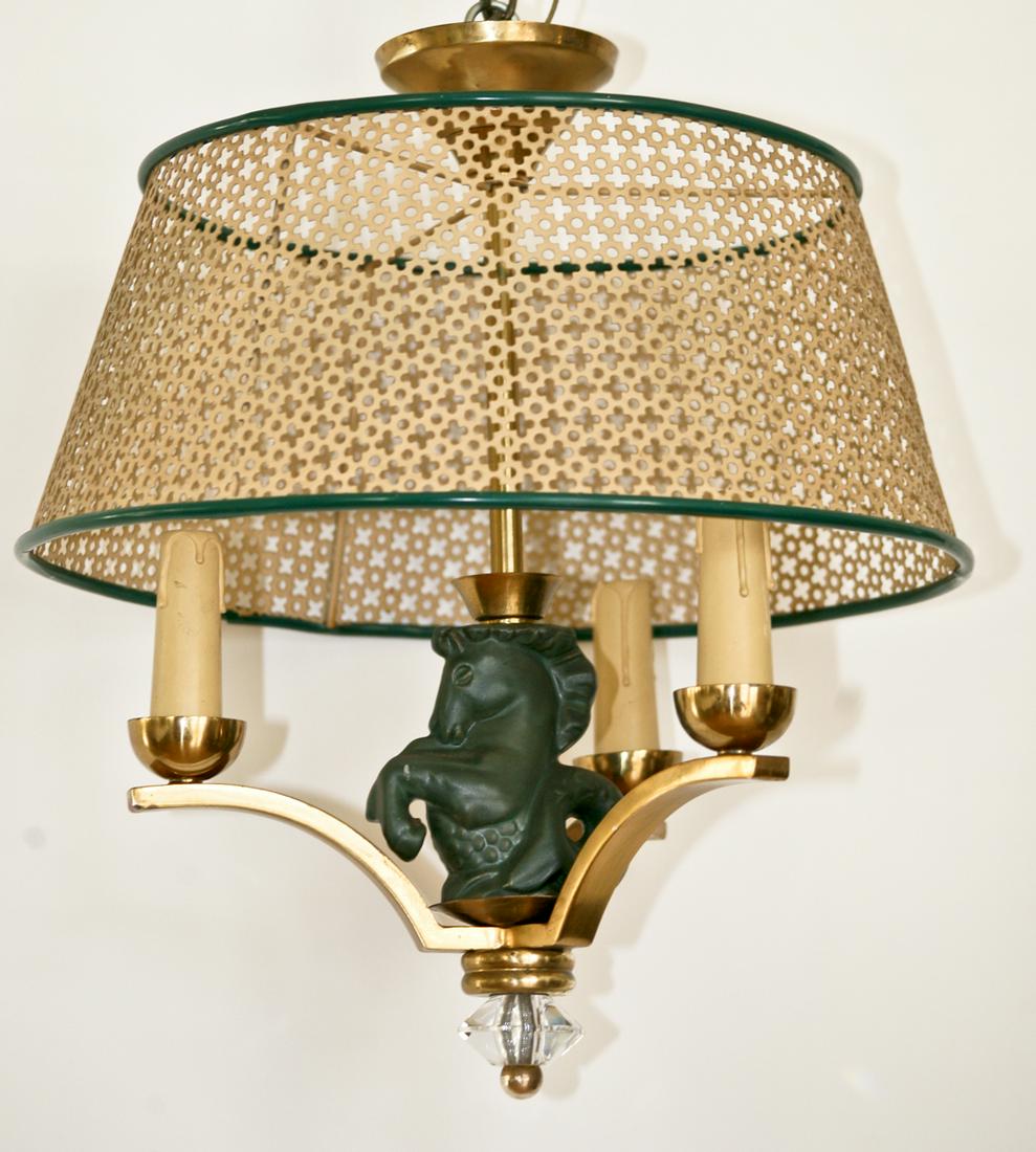 French mid century Asselbur George Jouve chandelier (1 of 6)