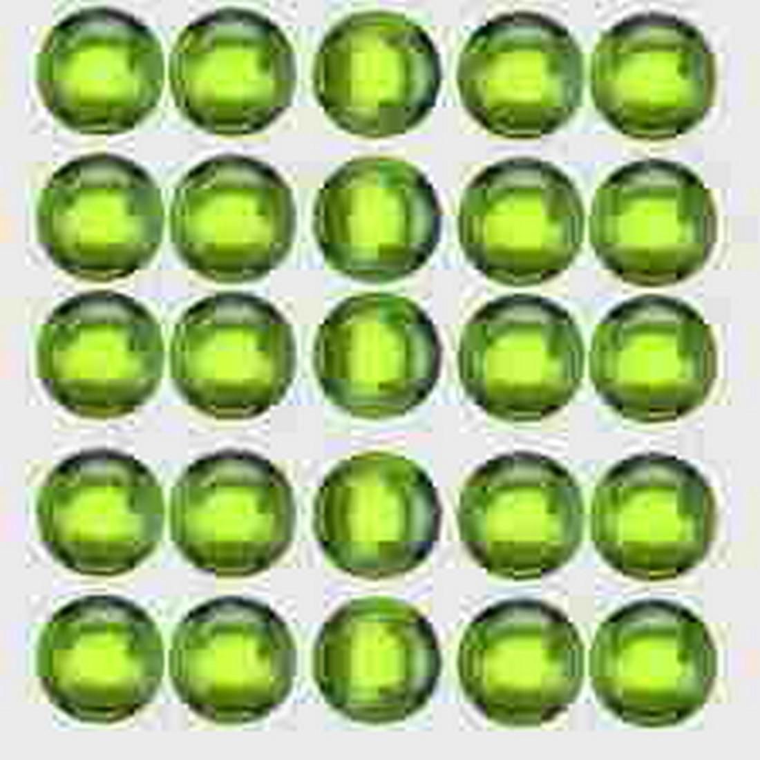 3.00 mm 25 pcs Round Cabochon Best AAA Green Peridot: Title: 3.00 mm 25 pcs Round Cabochon Best AAA Green Peridot Natural {Flawless-VVS1}--AAA Grade Color/Clarity: Green Best AAA Color/Flawless-VVS1 Best AAA Grade Gemstone Type: natural/untreated Carat W
