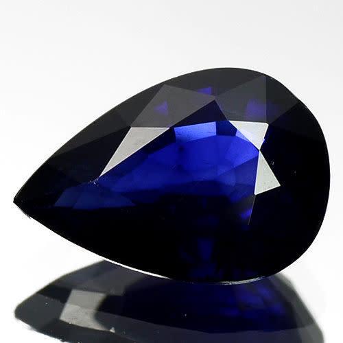 Natural Sapphire 0.24ct Pear Blue VVS (1 of 1)