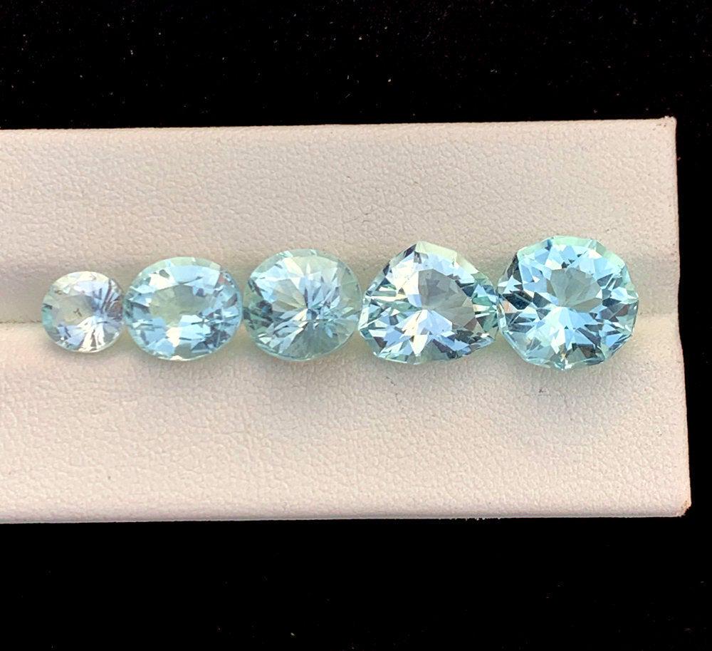 Aquamarine Gemstones Lot From Pakistan - (1 of 7)