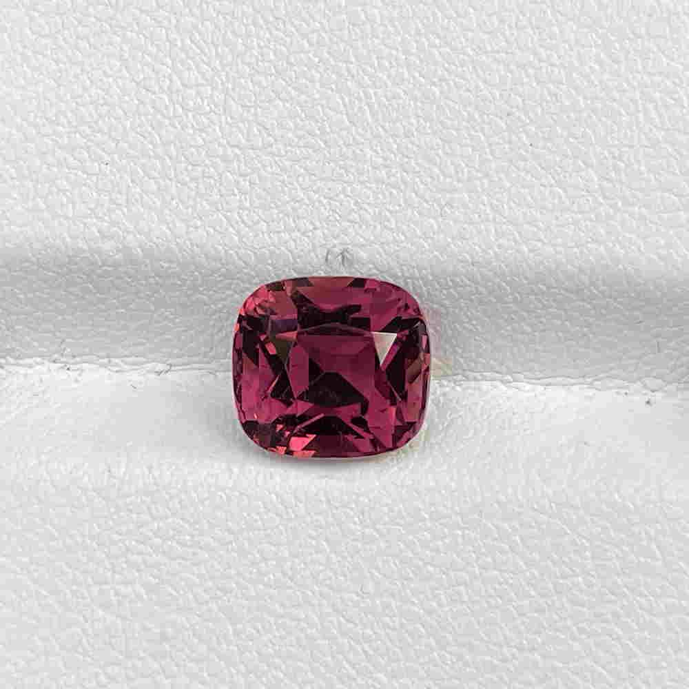 Natural Untreated Rubellite Tourmaline 3.40 Cts Cushion (1 of 5)