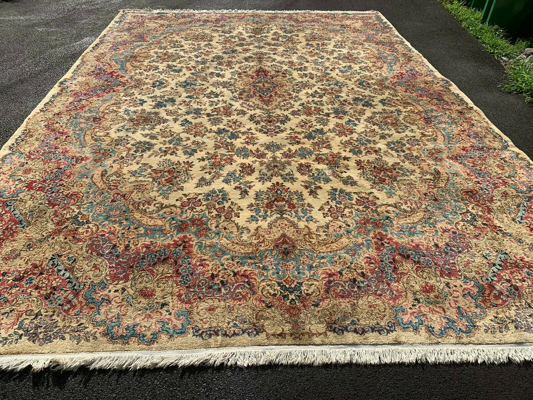 Antique Gorgeous Luxury American Laver kirman k Rug (1 of 20)