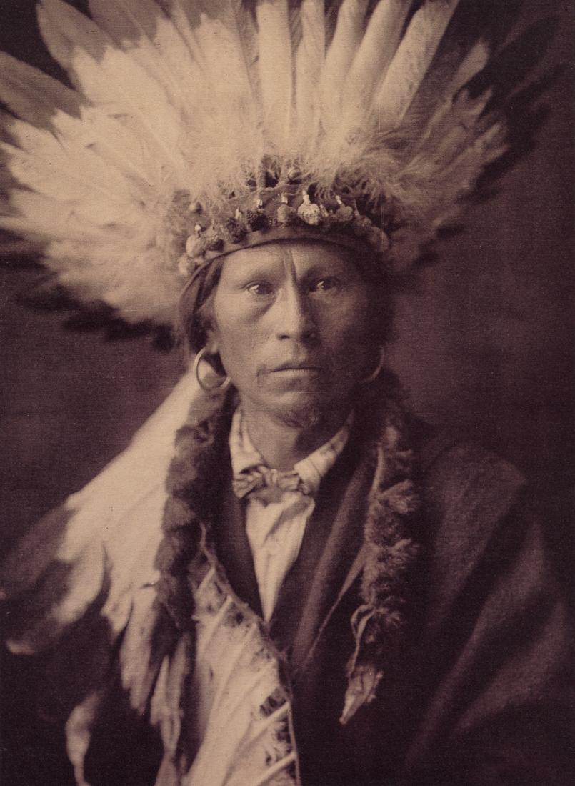 EDWARD CURTIS - Chief Garfield - Jicarilla, 1904 (1 of 1)