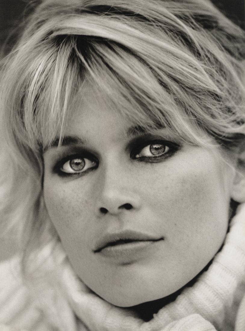 PETER LINDBERGH - Claudia Schiffer: Artist: Peter Lindbergh Title: Claudia Schiffer Medium: Photo Litho, 1996, Italy Dimensions: 8.4x11.35" Description: Heat Wax Mounted on 11x14" Conservation Board Artist Bio: Peter Lindbergh (1944 - 2