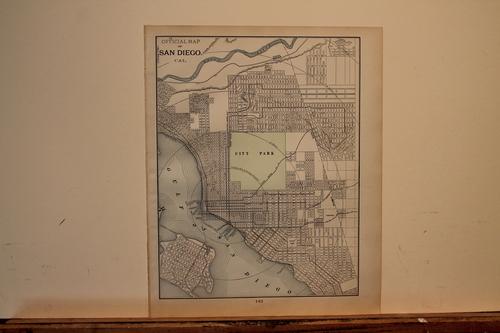 1889 San Diego Map (1 of 3)