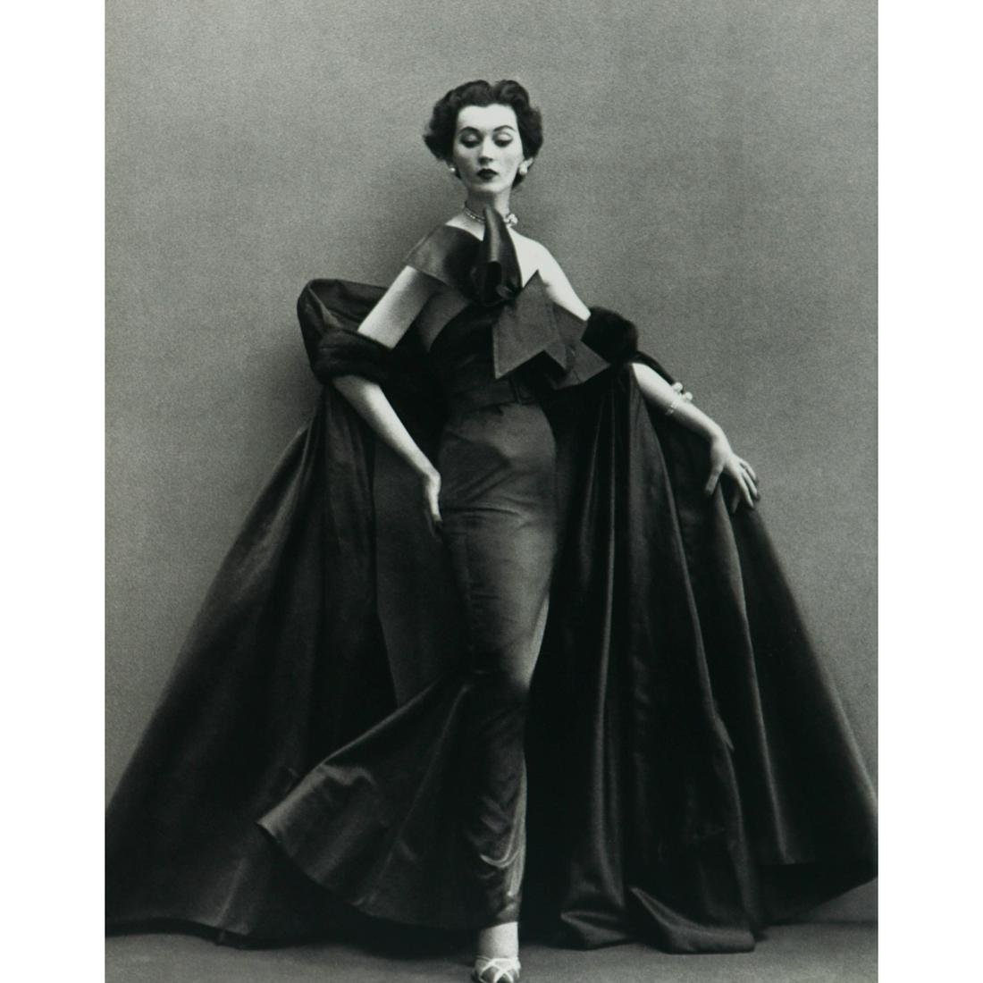 RICHARD AVEDON - Dovima, Paris, 1950: Artist: RICHARD AVEDON Print Title: Dovima, Paris, 1950 Dorothy Virginia Margaret Juba (1927-1990), later known as Dorothy Horan, and best known as Dovima, was an American model during the 1950s. She 