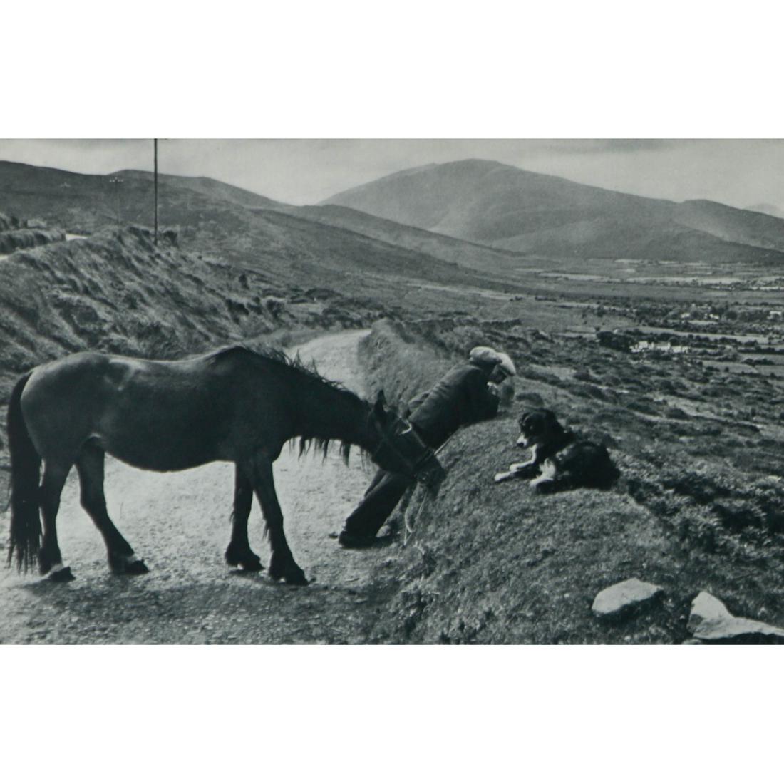 HENRI CARTIER-BRESSON - Dingle Peninsula - Original: Artist: HENRI CARTIER-BRESSON Print Title: Dingle Peninsula, Ireland, 1953 Medium: Sheet-fed Gravure Printing Date: 1960's Printed in France Image Size approx.: 4.5 x 6.5 inches Henri Cartier-Bresson 
