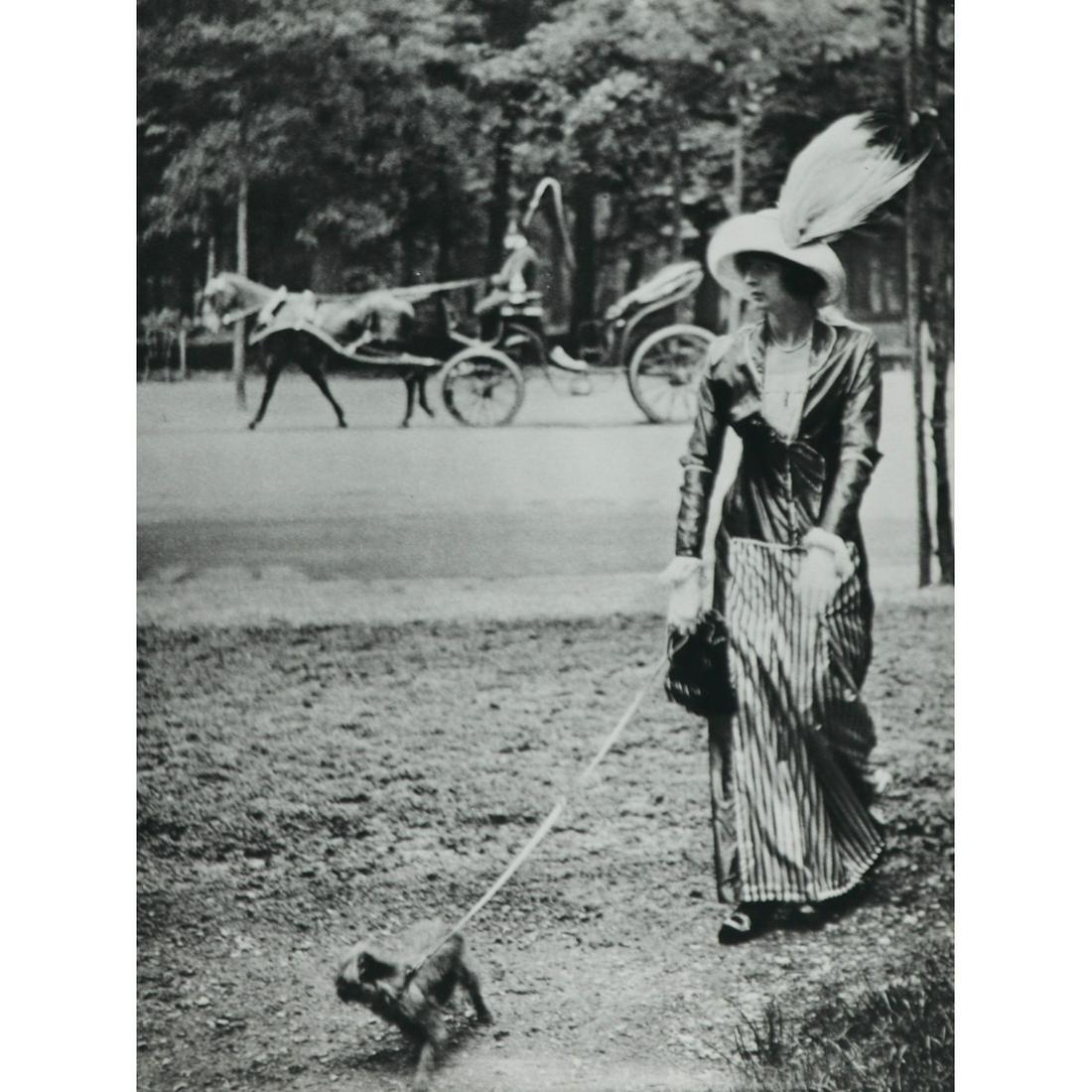 JACQUES HENRI LARTIGUE - Marie Lancray at Bois de: Lot 0079:JACQUES HENRI LARTIGUE - Marie Lancray at Bois de Artist: JACQUES HENRI LARTIGUE Print Title: Marie Lancray at Bois de Boulogne, 1912 Medium: Sheet-fed Gravure Printing Date: 1970's Printed i