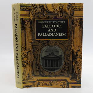 Palladio and Palladianism (First Edition): SKU #: 42228 Wittkower talks briefly about Andrea Palladio's influence on Venetian Religious Architecture, Bernini, Palladio's involvement in the Renaissance, and his Quattro Libri. Brown cloth with g