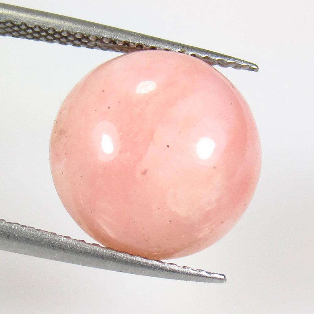 6.77 Ctw Natural Pink Opal Round Cab (1 of 2)