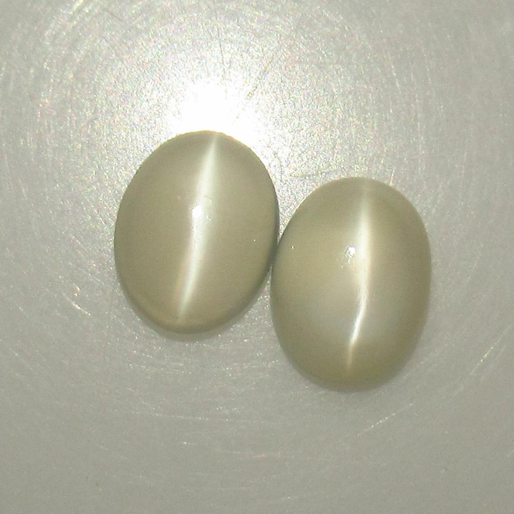 4.01 Ctw Natural Moonstone Oval Pair: No Reserve! Title: 4.01 Ctw Natural Moonstone Oval Pair Stone Clarity: Semi-Transparent Gemstones: Moonstone Carat Weights: 4.01 Size/Dimensions: 9.30 x 7.30 x 3.50 mm / 2 PC's Additional Information: