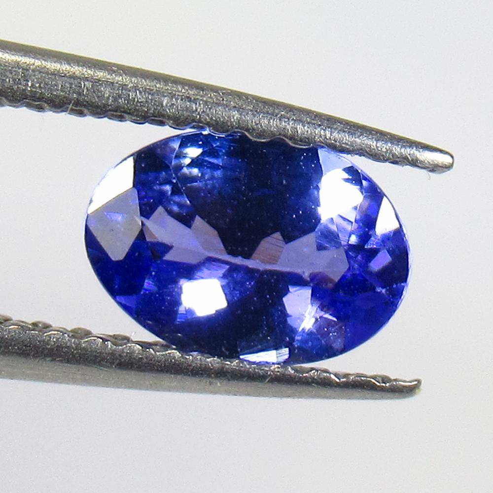 0.69 Ctw Natural Tanzanite Oval Cut: No Reserve! Title: 0.69 Ctw Natural Tanzanite Oval Cut Stone Clarity: VVS Gemstones: Tanzanite Carat Weights: 0.69 Size/Dimensions: 7.00 x 5.00 x 2.90 mm Additional Information: Top Quality Luster / E