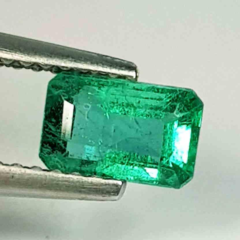 Natural Emerald Octagon Cut 1.08 ct (1 of 5)