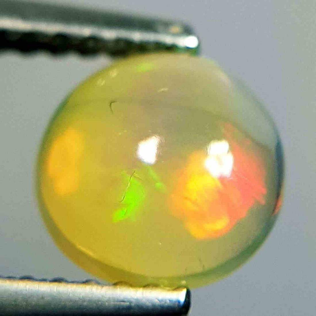 Natural Fire Opal Round Cabochon 0.99 ct (1 of 5)