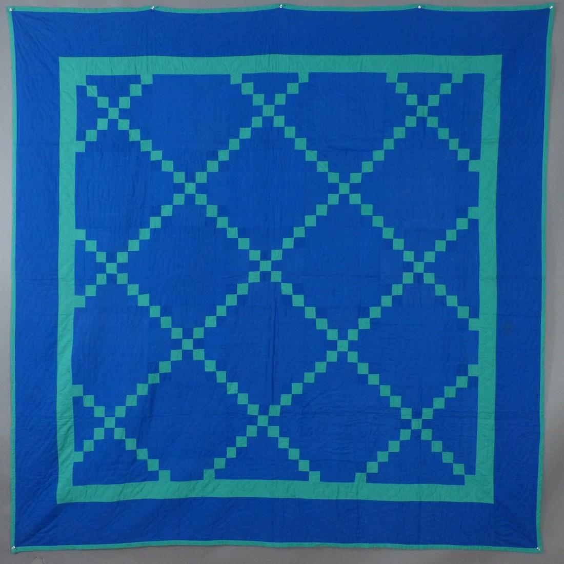 Ohio Amish "Single Irish Chain" Quilt (1 of 10)