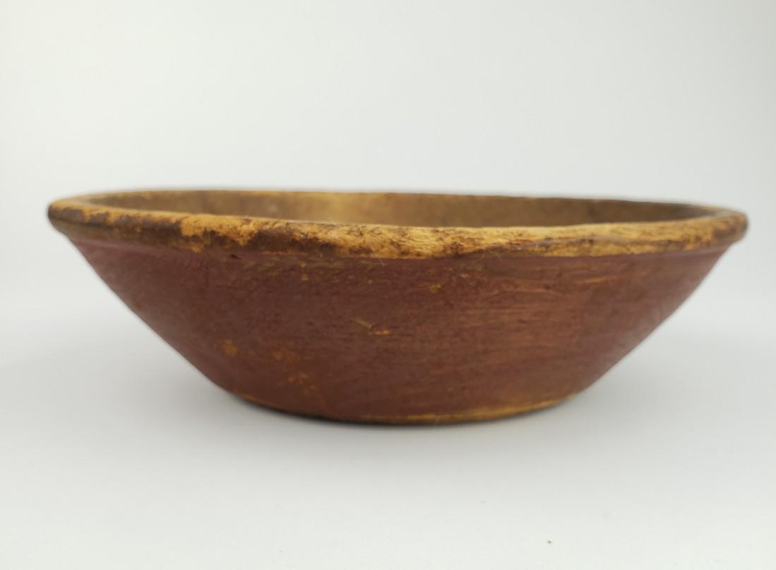 Small Primitive Bowl, Red Paint (1 of 4)