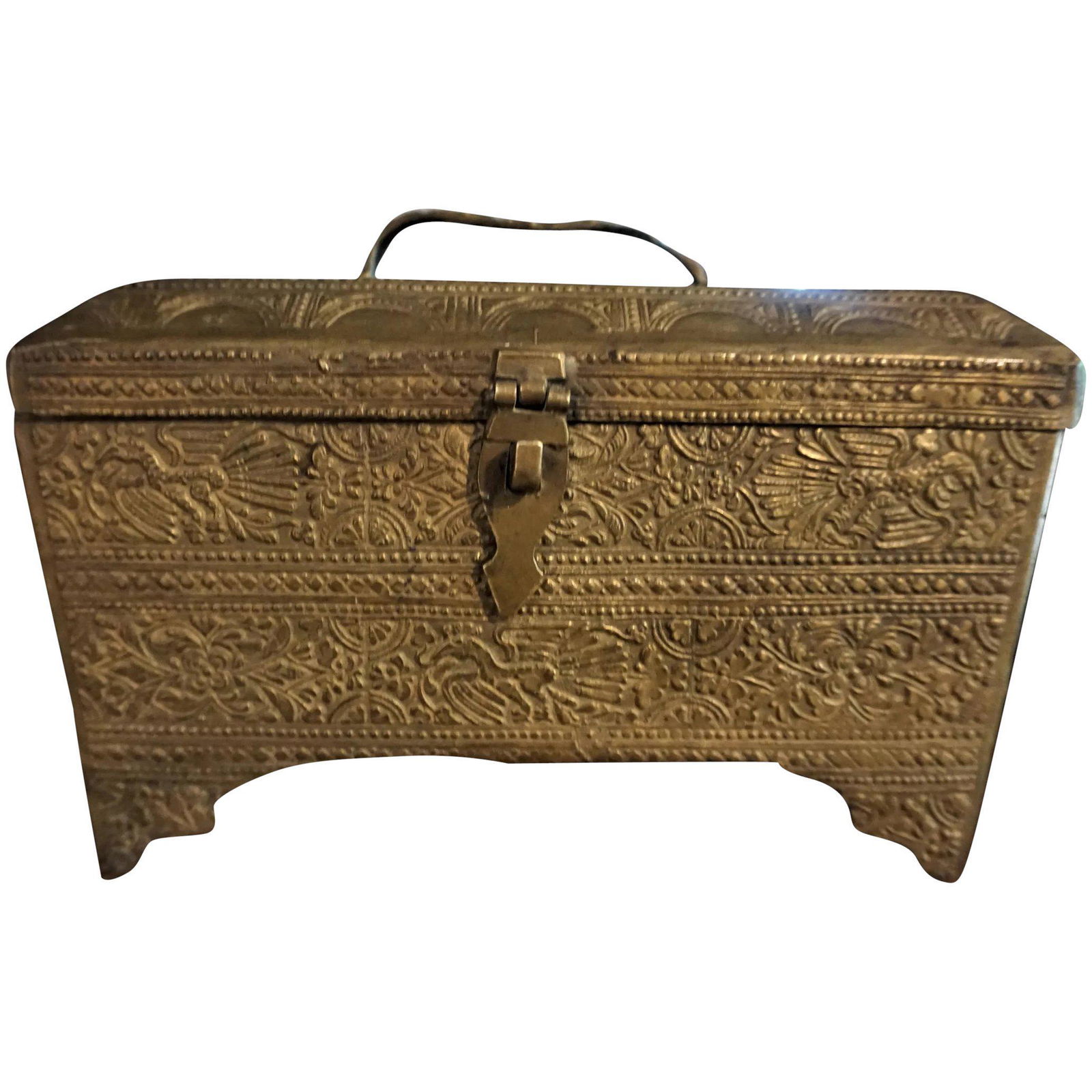 Antique Chinese Bronze Tea Caddy c.1900 (1 of 15)