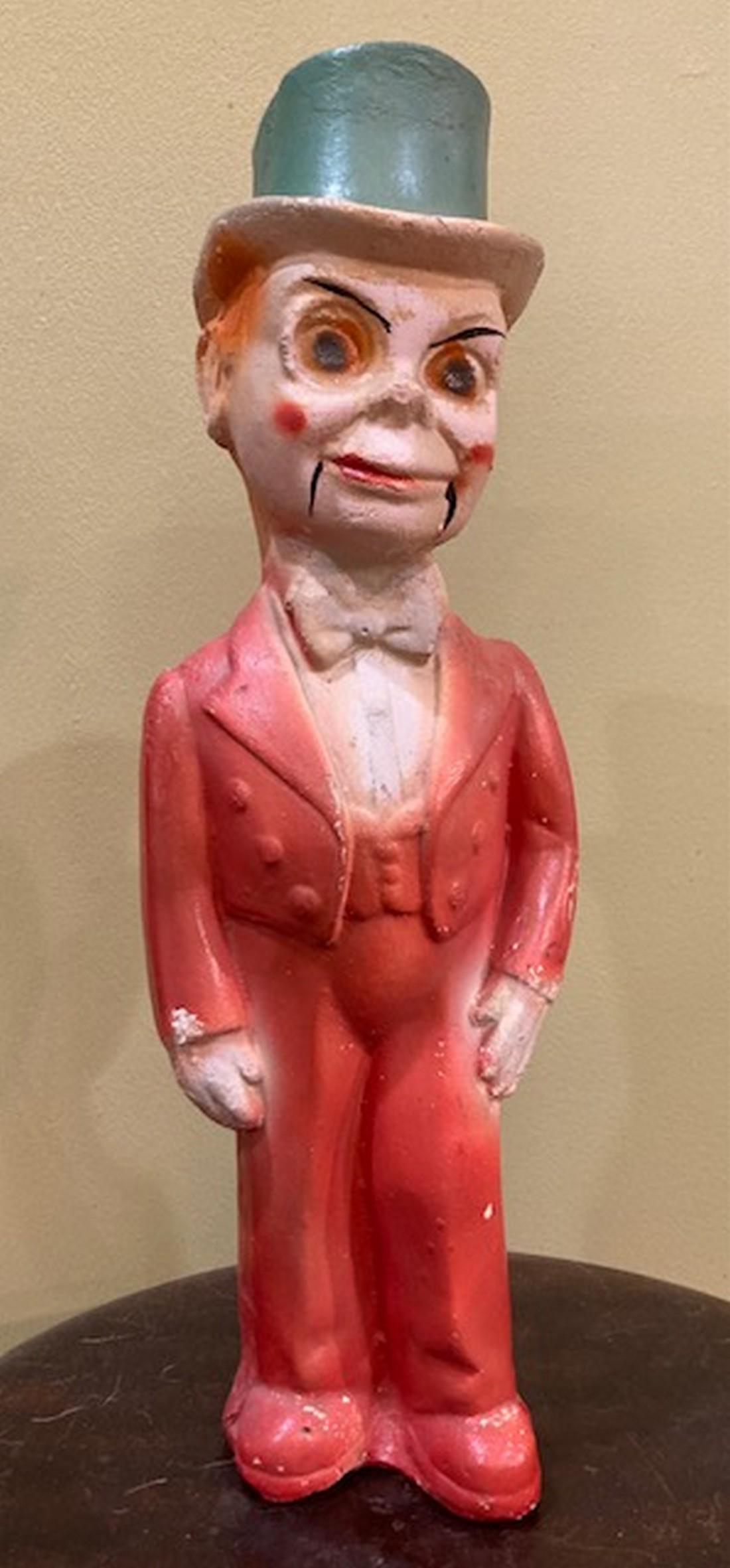 1930-40's Charlie Mccarthy Coin Bank Chalkware (1 of 7)