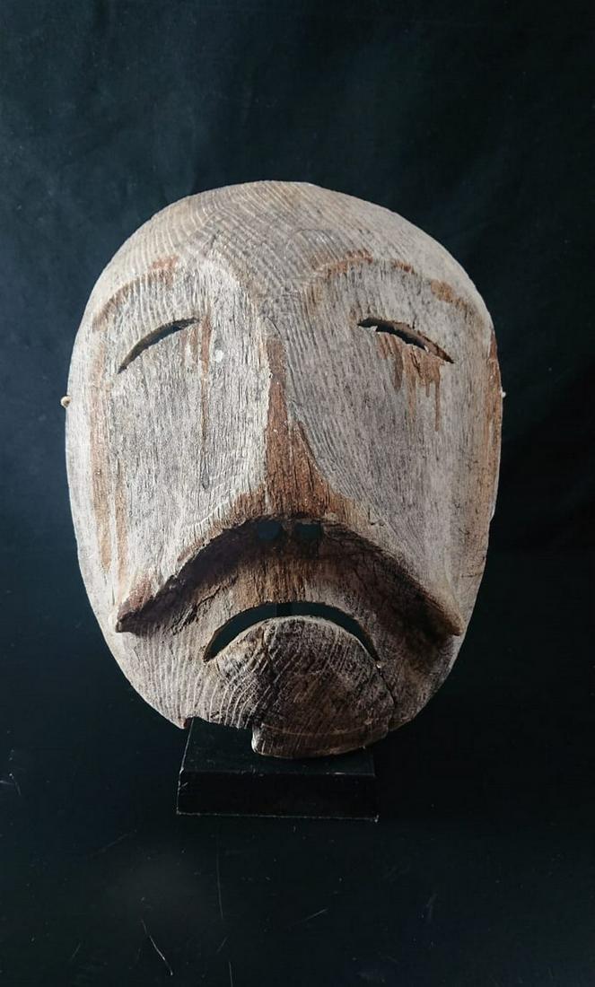 Mid 20th Century Alaskan Native Inuit Walrus Mask (1 of 10)