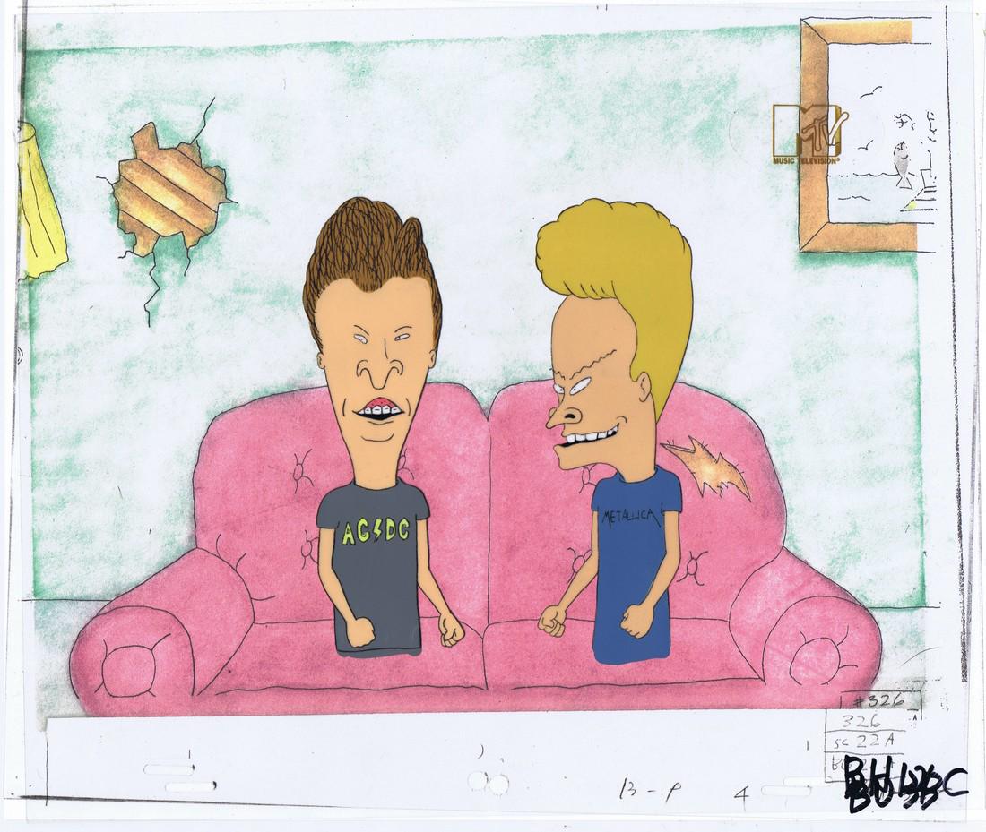 Beavis and Butt-Head Animation Art Original Production (1 of 2)