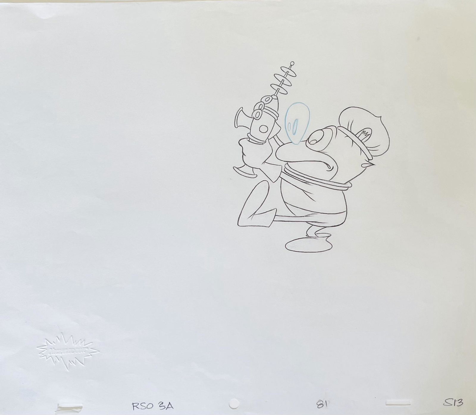 Ren & Stimpy Animation Art Original Production Drawing (1 of 2)