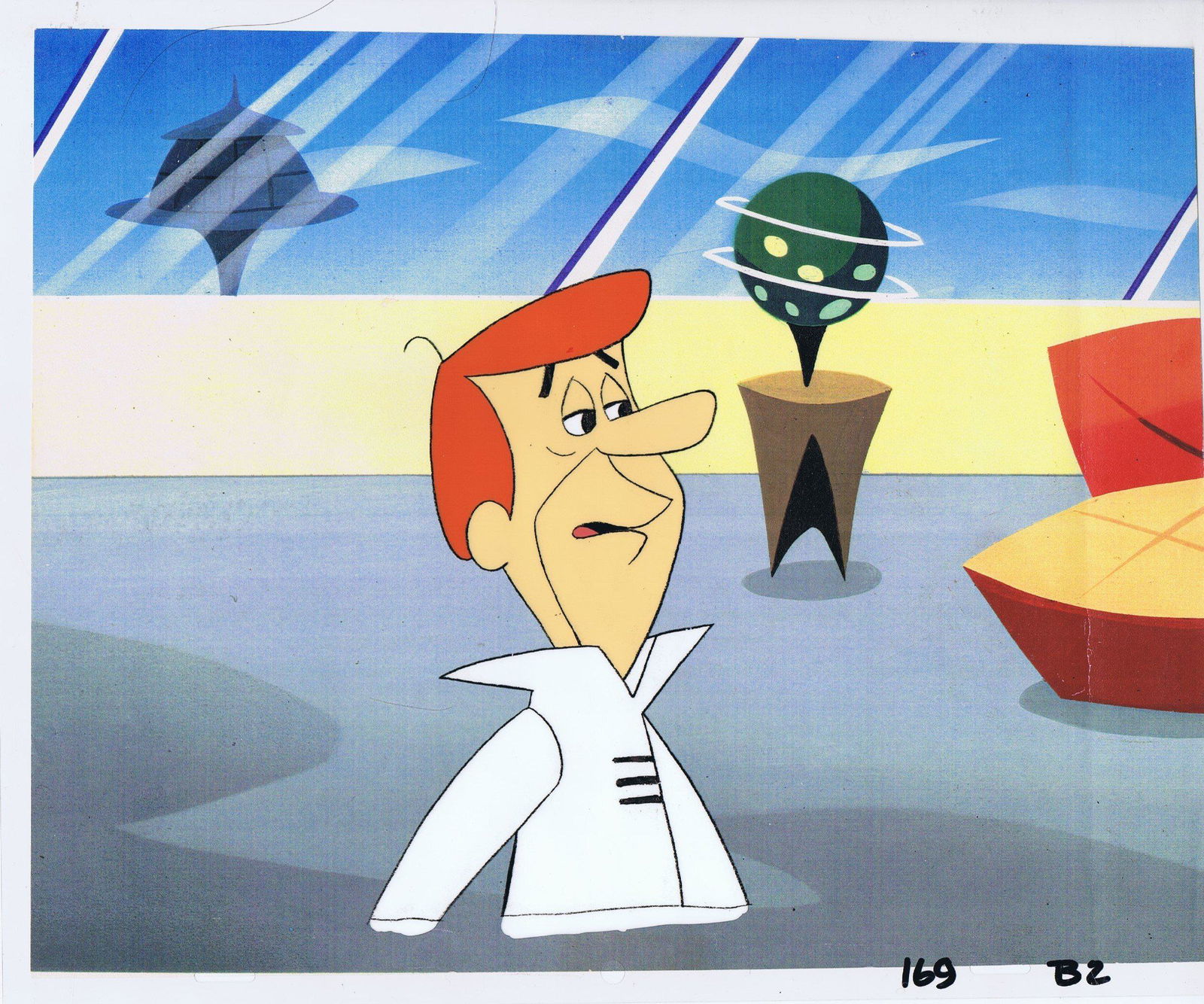 Jetsons Original Proudction Cel 1980's George. (1 of 2)