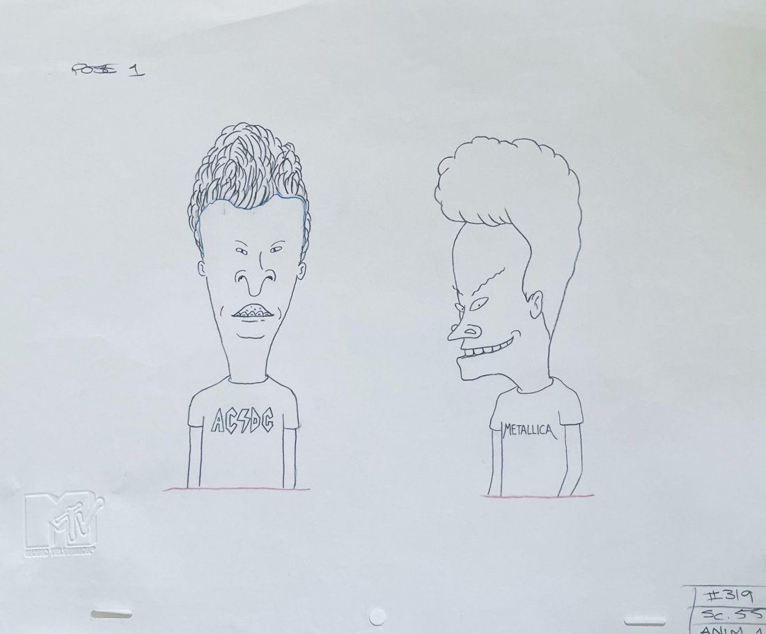 Beavis & Butt-Head Animation Art Original Production (1 of 2)