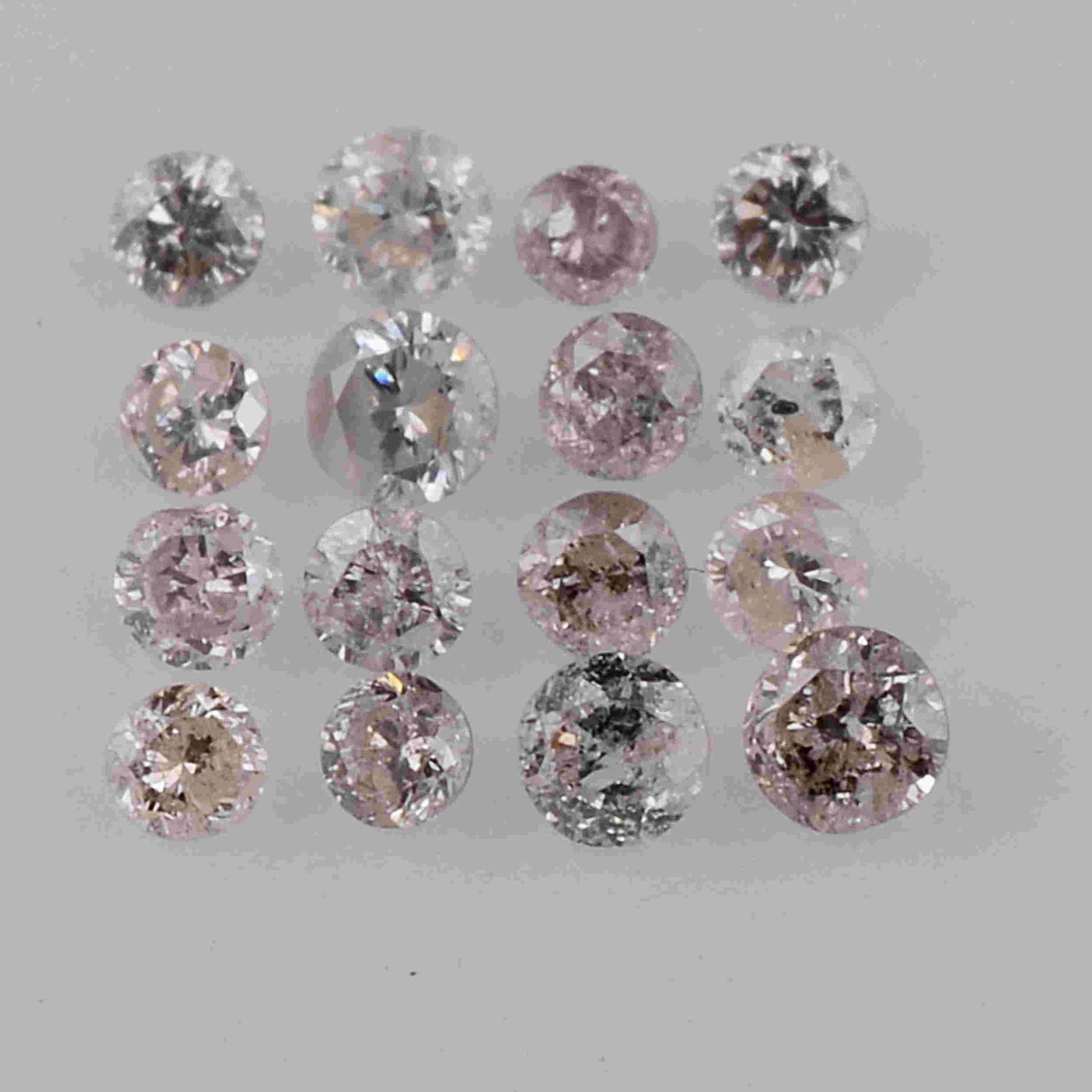 0.44 Carat Mix Colors Color Natural Round Diamond 16 (1 of 8)
