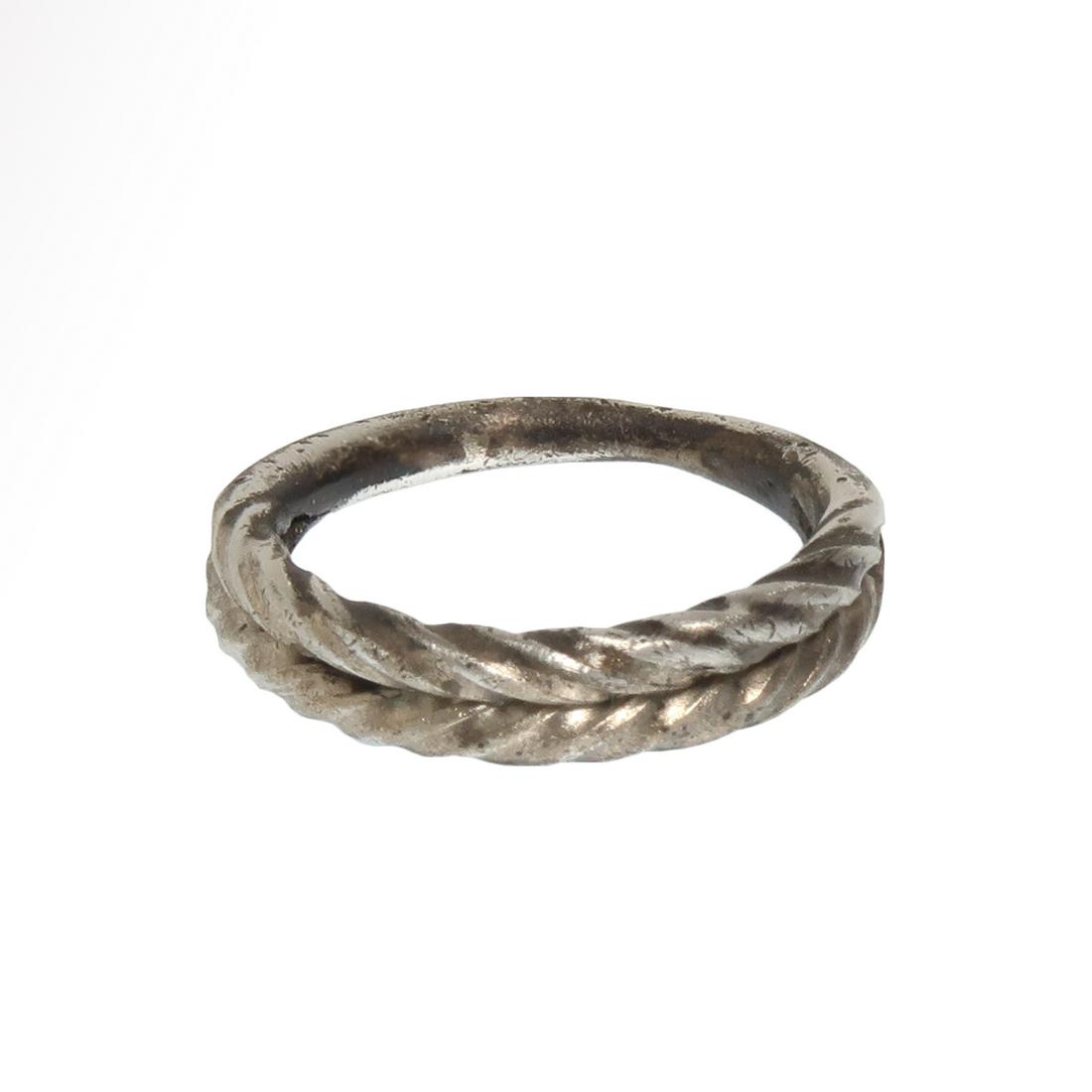 Viking Solid Silver Ring, c. 11th Century A.D. (1 of 6)