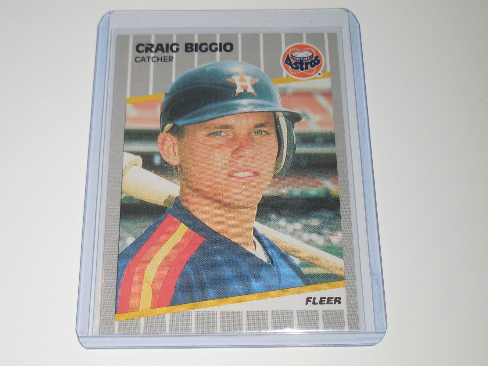 1989 FLEER #353 CRAIG BIGGIO ROOKIE CARD (1 of 2)