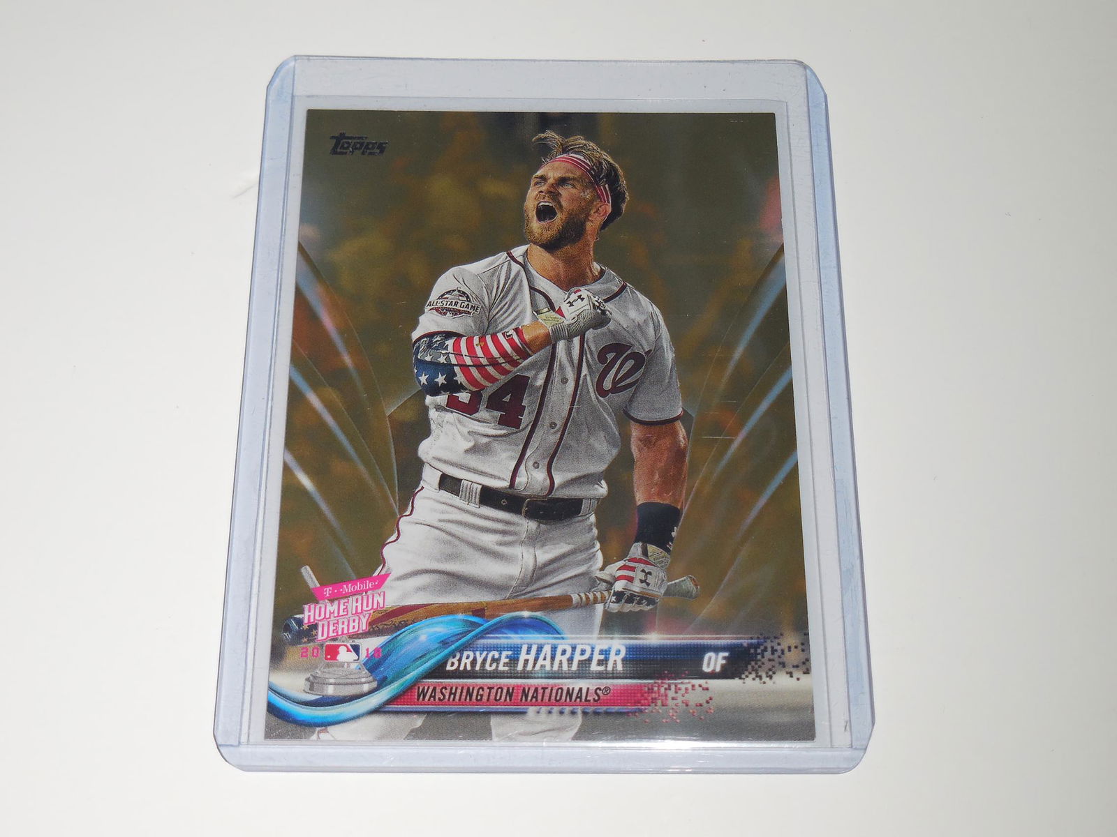 2018 TOPPS UPDATE BRYCE HARPER HR DERBY GOLD #'D (1 of 2)