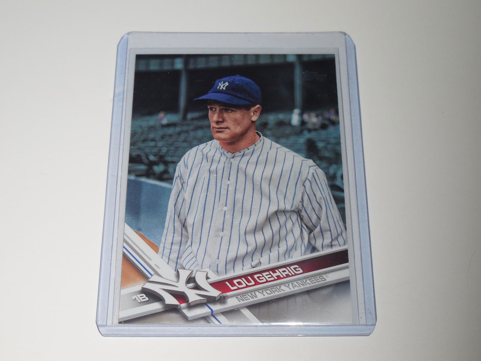 2017 TOPPS UPDATE LOU GEHRIG YANKEES RETIRED SHORT (1 of 2)