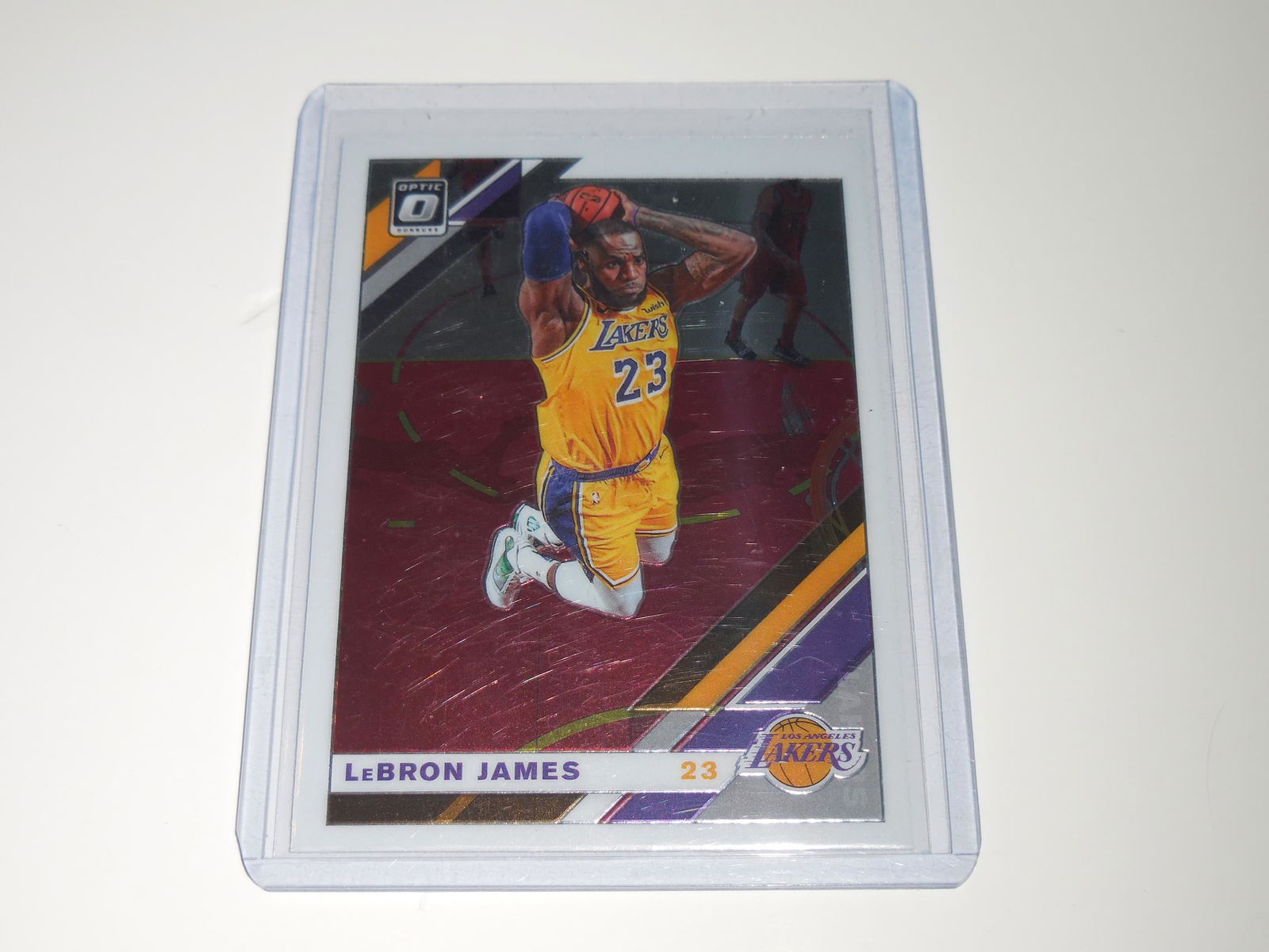 2019-20 DONRUSS OPTIC #60 LEBRON JAMES LAKERS (1 of 2)