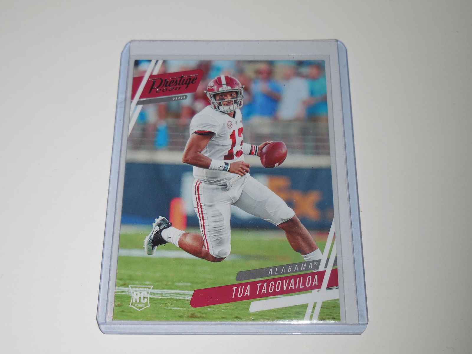 2020 PRESTIGE DRAFT TUA TAGOVAILOA ROOKIE CARD ALABAMA (1 of 2)