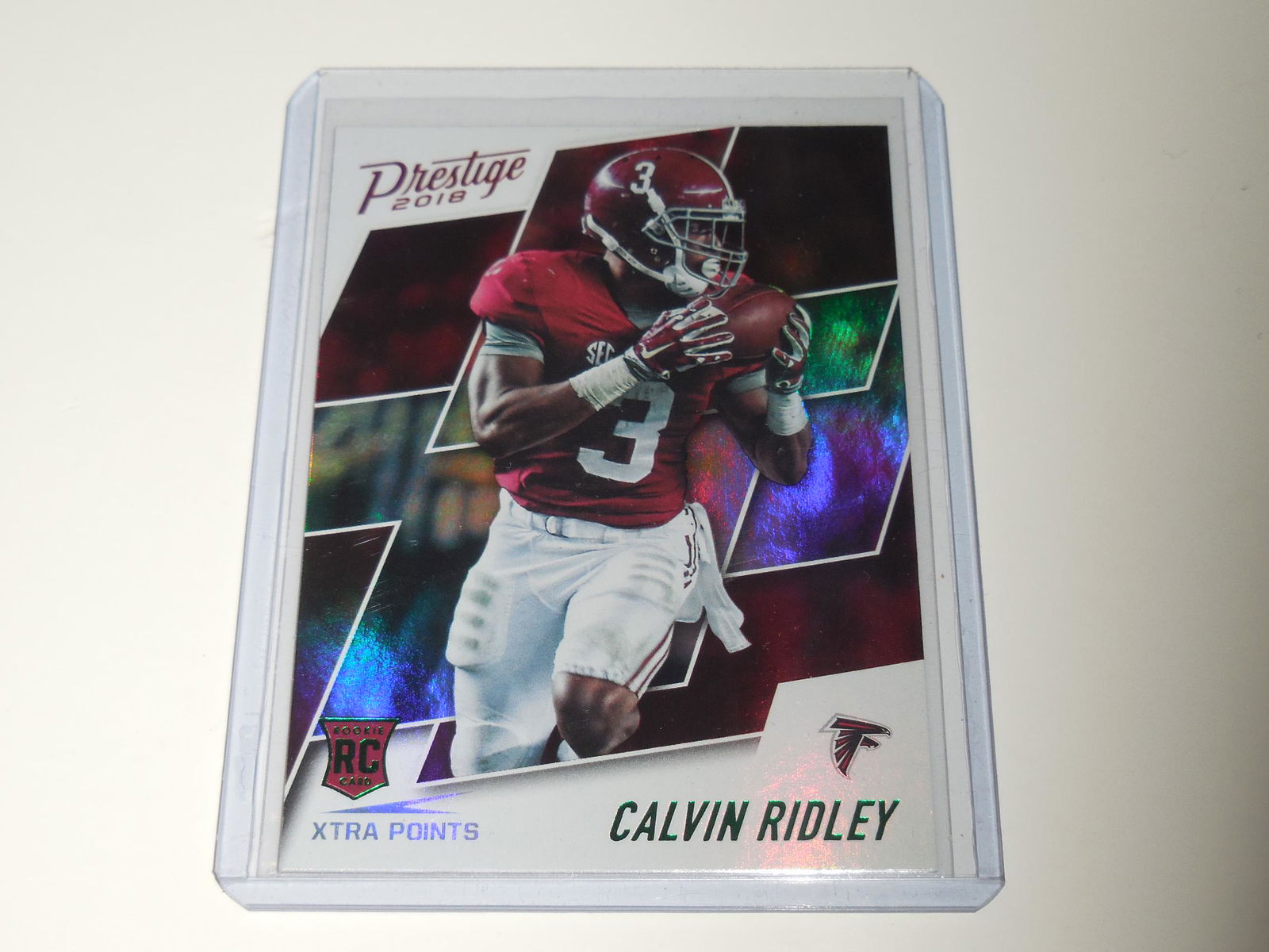2018 PRESTIGE CALVIN RIDLEY XTRA POINTS HOLO ROOKIE (1 of 2)