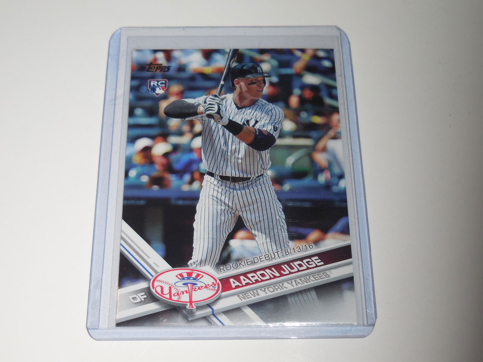 2017 TOPPS UPDATE AARON JUDGE ROOKIE CARD YANKEES (1 of 2)