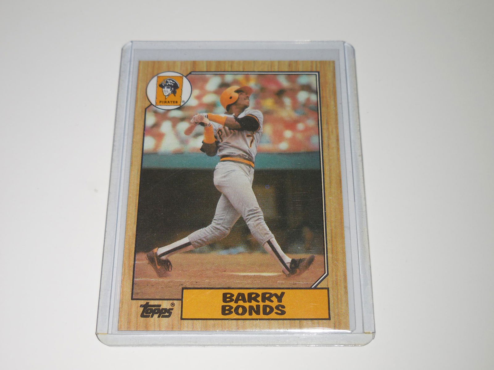 1987 TOPPS #320 BARRY BONDS ROOKIE CARD PIRATES (1 of 2)