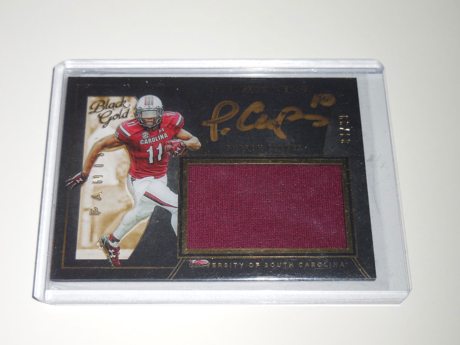 2016 PANINI BLACK GOLD PHAROH COOPER AUTO JERSEY RC #'D (1 of 2)