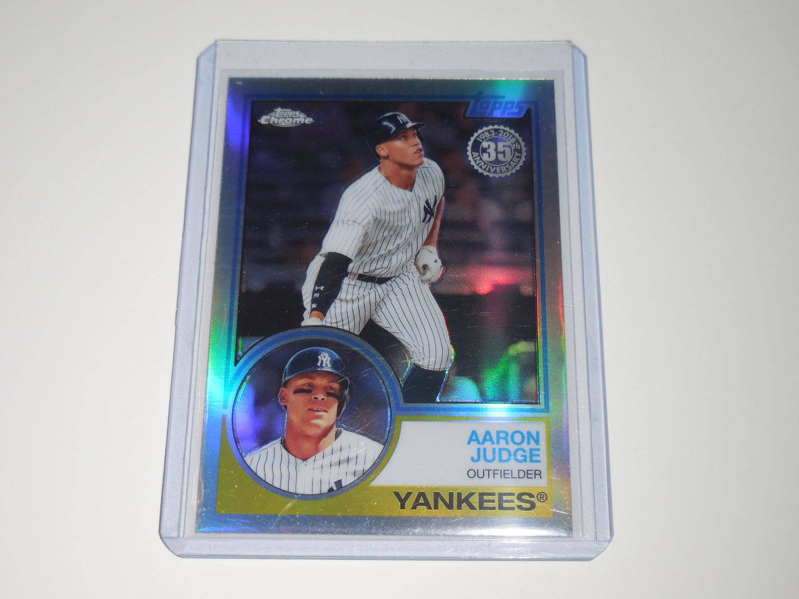 2018 TOPPS AARON JUDGE 1983 VARIATION REFRACTOR (1 of 2)