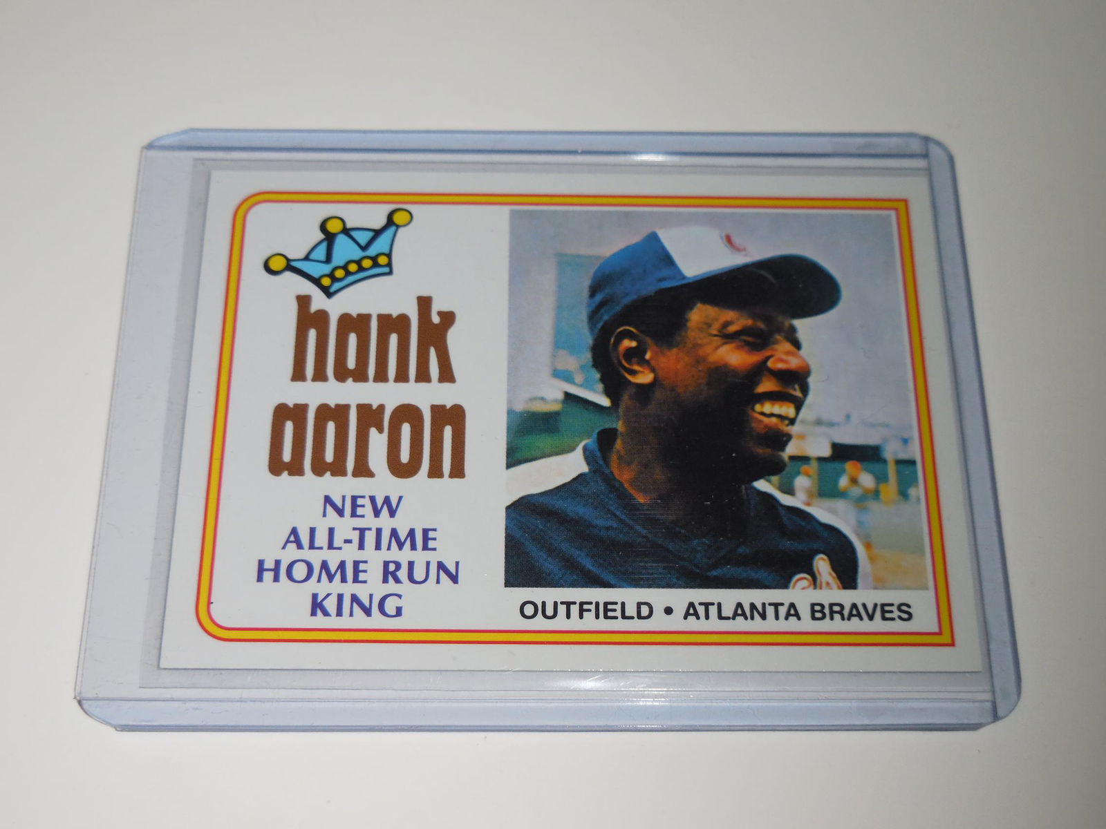 2019 TOPPS HANK AARON ICONIC CARDS HOME RUN KING (1 of 2)