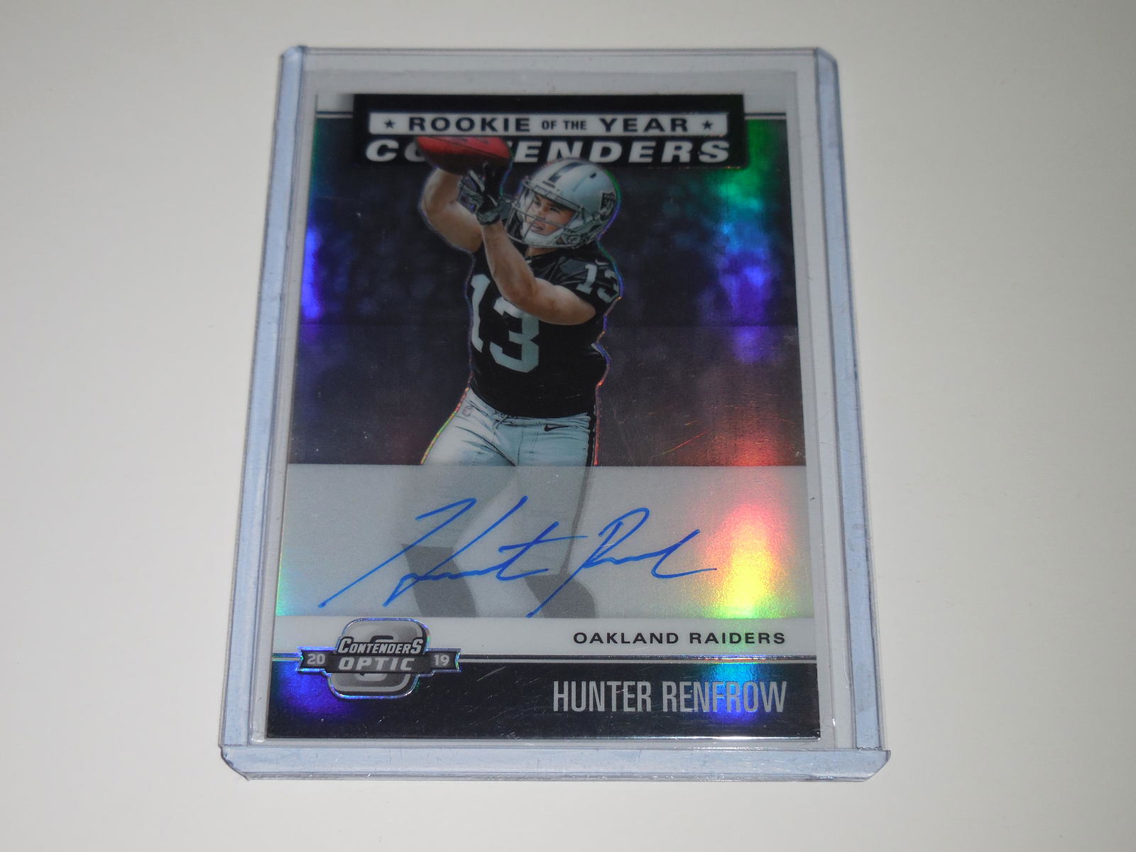 2019 CONTENDERS HUNTER RENFROW AUTO RC #'D 089/125 (1 of 2)
