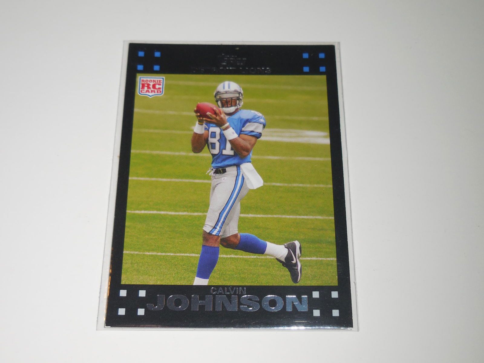 2007 TOPPS #320 CALVIN JOHNSON ROOKIE CARD LIONS (1 of 2)