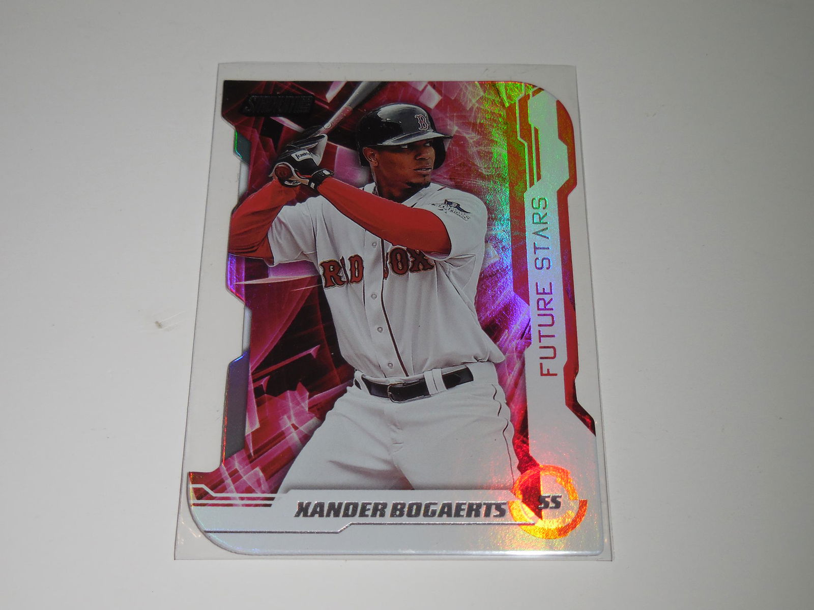 2014 TOPPS STADIUM CLUB XANDER BOGAERTS HOLO DIE CUT RC (1 of 2)
