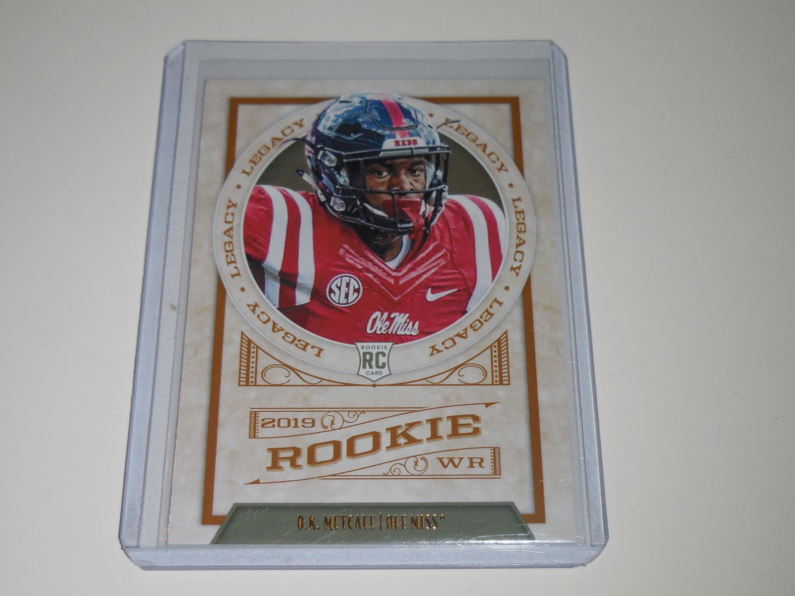 2019 PANINI LEGACY DK METCALF ROOKIE CARD (1 of 2)