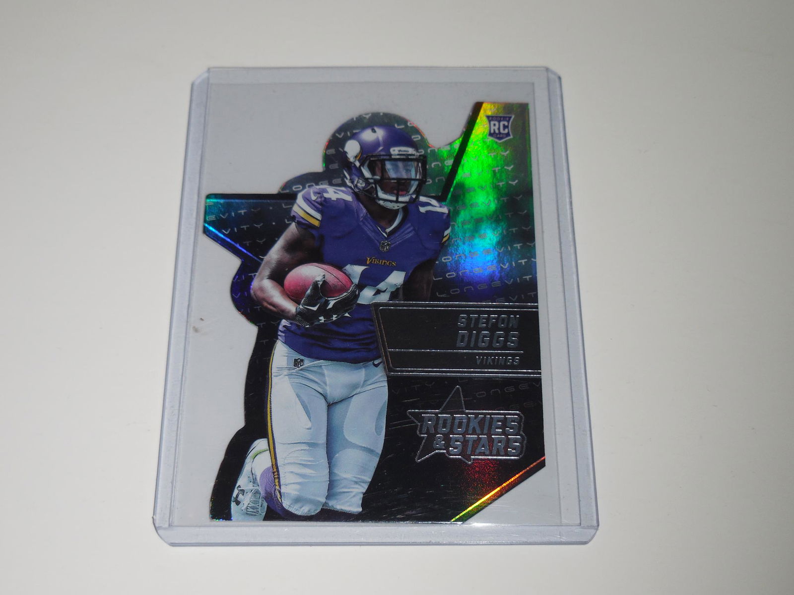 2015 PANINI R&S STEFON DIGGS LONGEVITY DIE CUT ROOKIE (1 of 2)