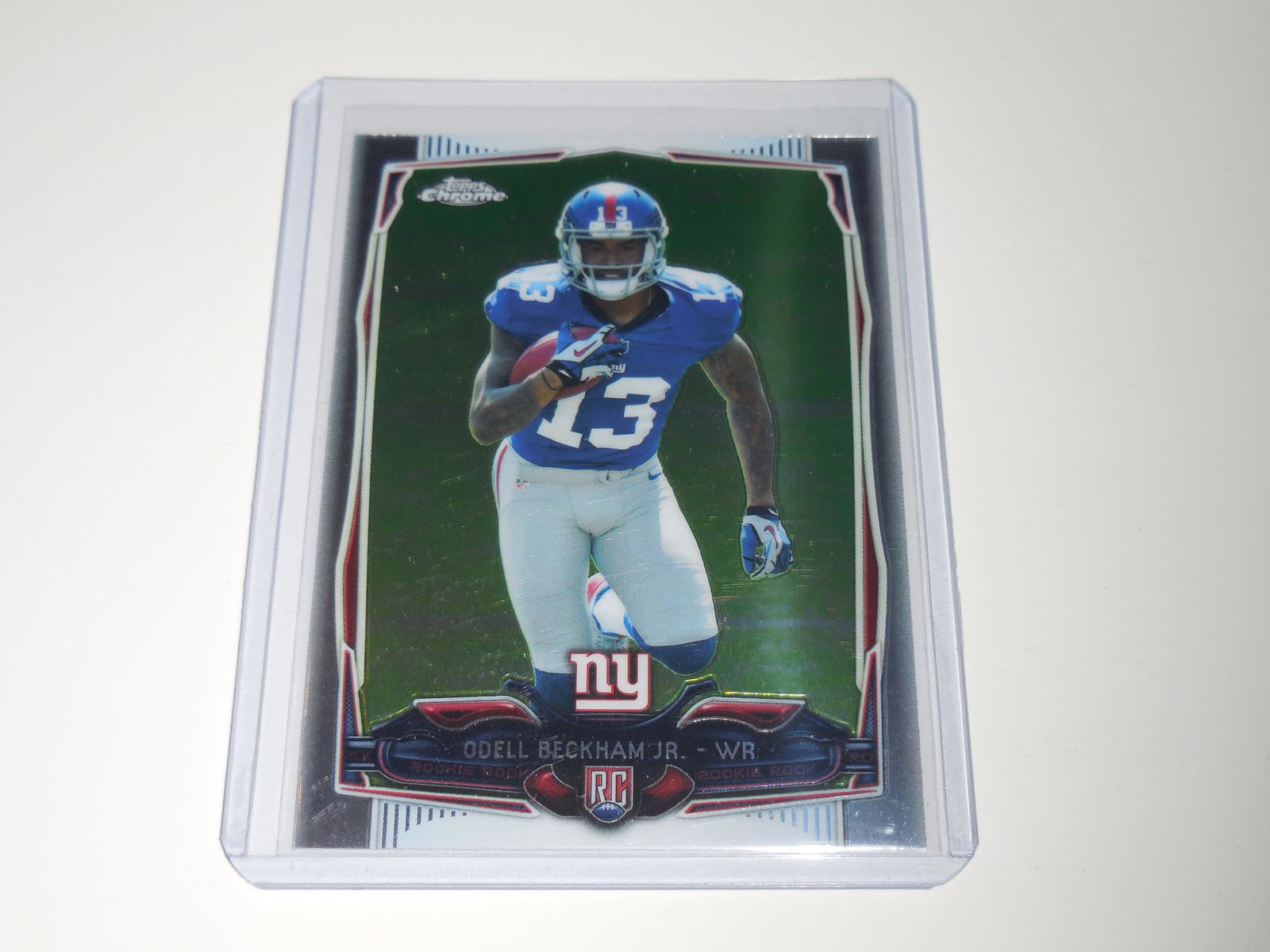 2014 TOPPS CHROME ODELL BECKHAM JR GIANTS ROOKIE CARD (1 of 2)