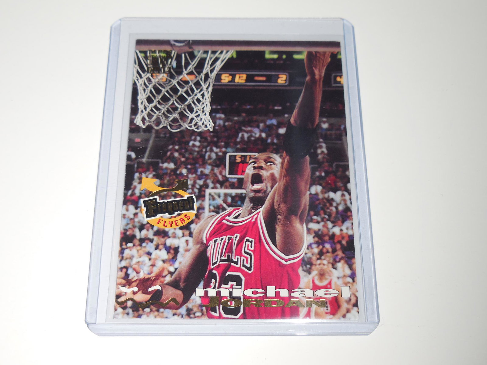1993-94 TOPPS STADIUM CLUB MICHAEL JORDAN FREQUENT: Title: 1993-94 TOPPS STADIUM CLUB MICHAEL JORDAN FREQUENT FLYERS CARD Date/Period: MODERN Additional Information: VERY NICE CARD FOR ANY COLLECTOR! APPROXIMATELY NEAR MINT CONDITION OR BETTER. THE ACT
