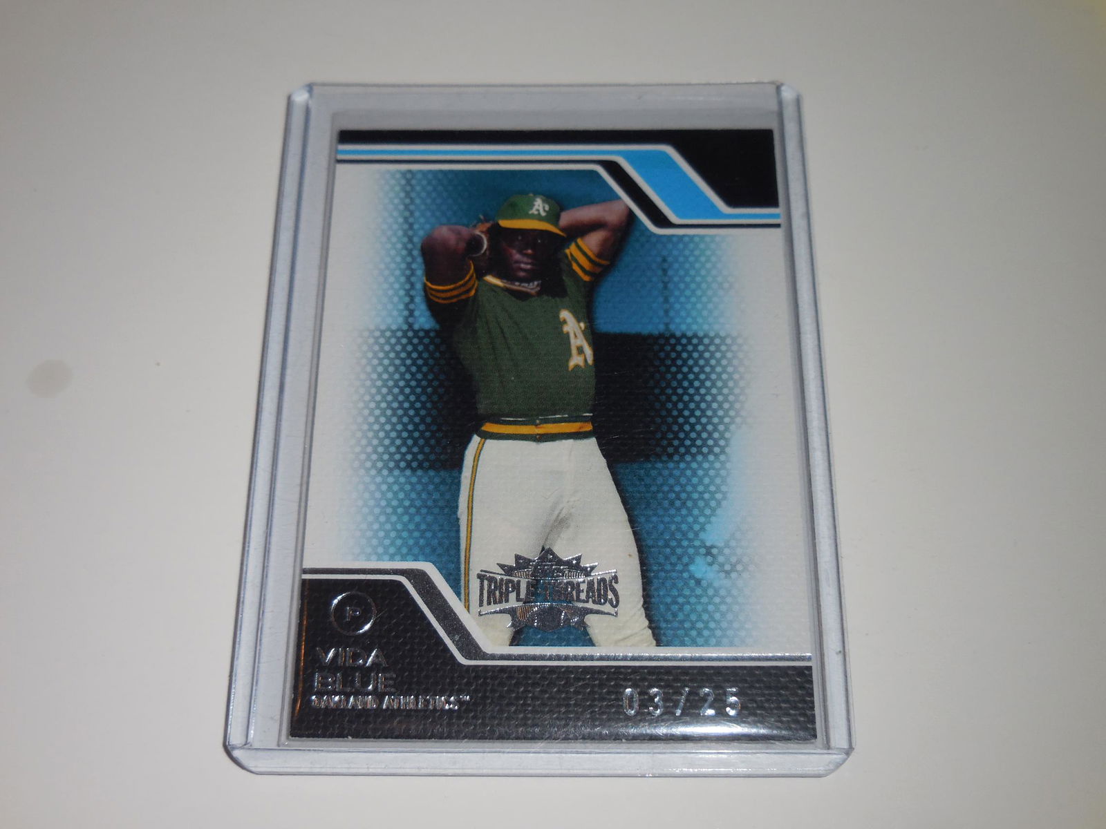 2008 TOPPS TRIPLE THREADS VIDA BLUE RARE #'D 03/25 (1 of 2)