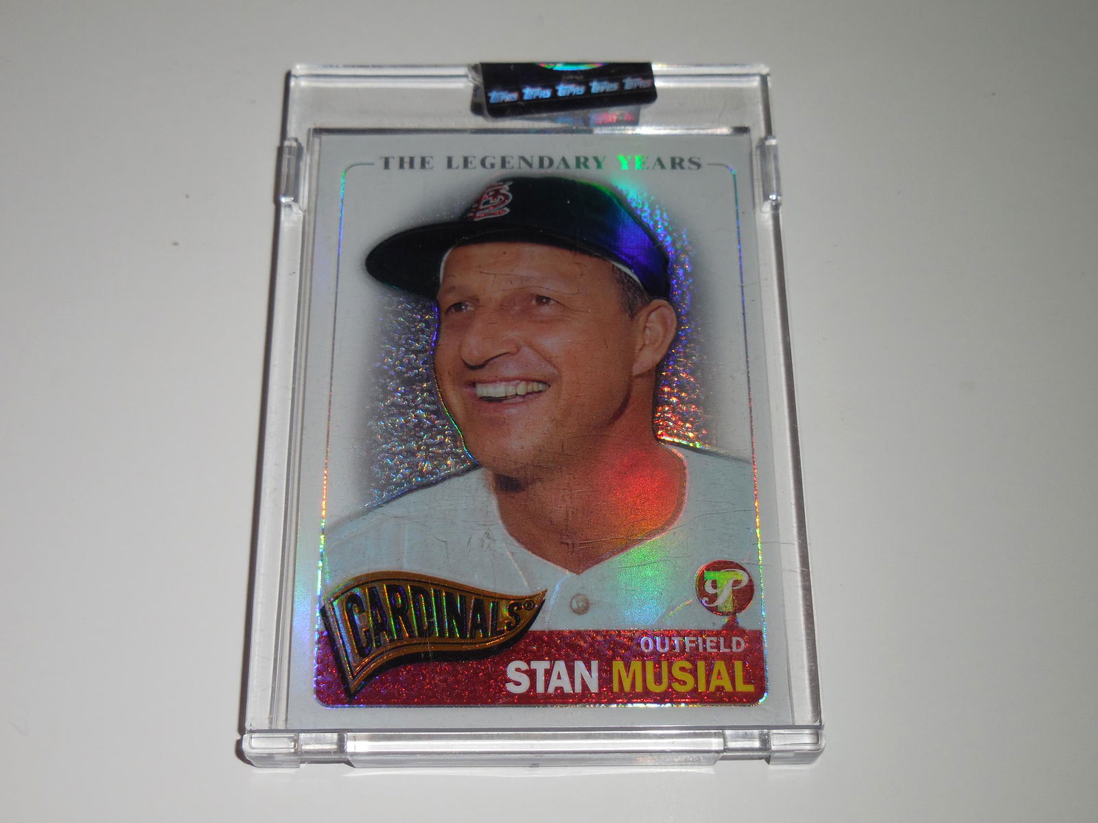 2005 TOPPS PRISTINE LEGENDS STAN MUSIAL REFRACTOR (1 of 2)